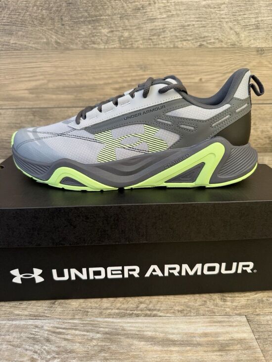 Under Armour UA Charged Commit TR 5 Men’s Size 11 Gray Lime Training Shoes New main image 5
